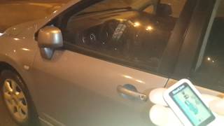 Складывание зеркал, Автозапуск Starline E91 Nissan Tiida 2012