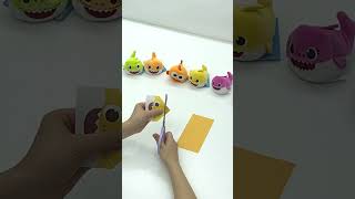 ¿Cómo Hacer Tiburón Bebé de Papel????? #shorts #pinkfong #babyshark