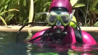 Pink Latex Scuba Doll | Latex Veronica