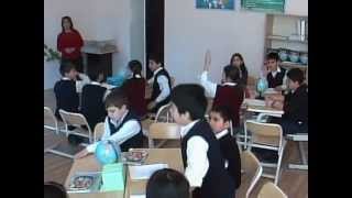 304 sayli liseyin 6a sinifi Cografiya ve riyaziyyat fenleri arasinda elaqeli aciq ders