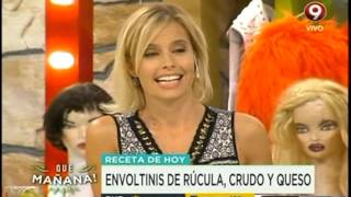 Receta de hoy: Envoltinis de rúcula, crudo y queso