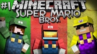 Minecraft Super Mario Bros. w/ SkyDoesMinecraft, Deadlox, & TrueMU - Part 1!