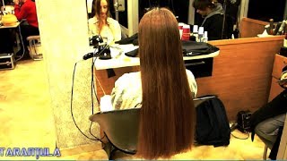 Rapunzel Girl Wants Short Haircut - 4 FEET Long Hair To Short