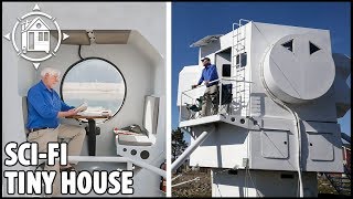 Tiny House or Space Ship? Architect Builds Dream House & it’s so Cool!