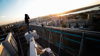 INCREDIBLE HAMBURG SKYSCRAPER CLIMB FOR SUNSET !
