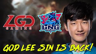 PEANUT DEBUTA EN LA LIGA CHINA! ? || LGD VS LNG || LEE SIN GOD HA VUELTO!