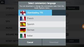 How to add commentary to FIFA14 for Android