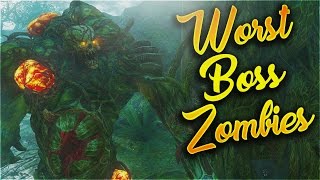 Top 10 Worst Boss Zombies in Call of Duty Zombies! (Black Ops 1 - Black Ops 3 Zombies)