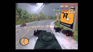 GTA 3 TANK CHASE