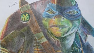 "Teenage Mutant Ninja Turtles 3" "Черепашки Ниндзя" рисунок карандашами
