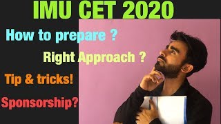 How to prepare for IMU CET 2020 | imu cet exam | eligibility | syllabus