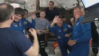SpaceX Crew-4 hatch opening