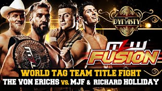 MLW Fusion #97 presented by Dynasty: Von Erichs vs. MJF & Holliday | Hammerstone vs. Aerostar + more