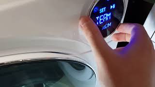 Candy bianca starting a cycle - how to remove smoked door panel?