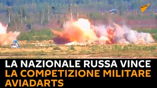 La nazionale russa vince la competizione militare Aviadarts