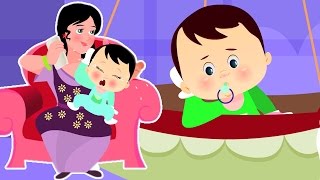 fünf kleine Babys Reime | -Kinderreimbild Kompilation | in Deutsch Reime für Kinder
