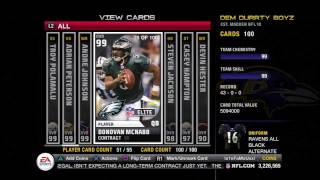 Madden 11 Ultimate Team Cards Update #5: Golden Tickets