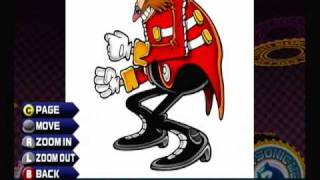 Sonic Mega Collection Walkthrough part 2 [2/2] - Extras (illustrations)