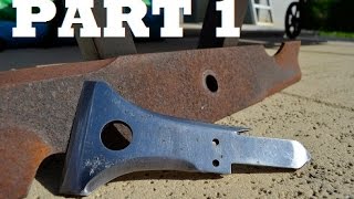 Tomahawk From Lawn Mower Blade - PART 1