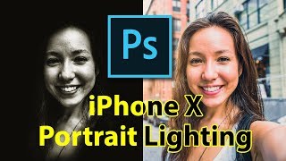 How to create iPhone X Portrait Lighting effect in Photoshop CC