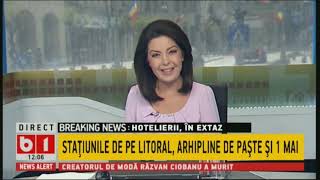 STIRI B1 DE ASTAZI 29 APRILIE 2019, (12.00) CU GEORGIA SIMIONOVICI