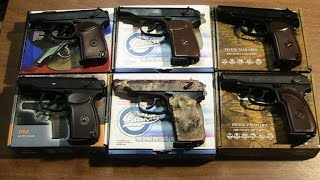Обзор сравнение Пневматических пистолетов Макарова