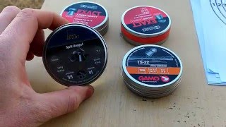 тест пуль для пневматической винтовки 5,5мм