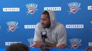 Thunder exit interview - Carmelo Anthony