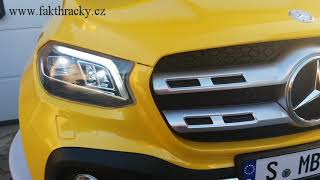 Dětské elektrické autíčko Mercedes   Benz X Class Zlatý