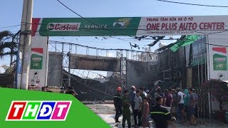 TP.HCM: Cháy gara, 10 ô tô bị thiêu rụi | THDT