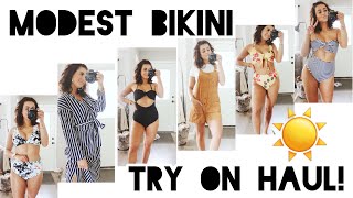 MODEST BIKINI/CLOTHING TRY-ON HAUL | SHEIN & CUPSHE