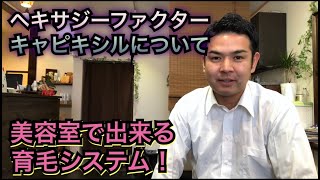 新育毛システム、ヘキサジーファクターの成分キャピキシルについて・美容室・美容院用