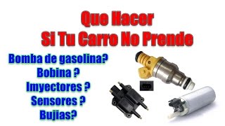 Como arreglar carro que no prende Explicado Fix Car Will Not Start Avilcar