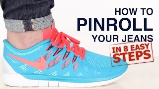 How To Pinroll Jeans: Pinroll Jeans in 8 Steps