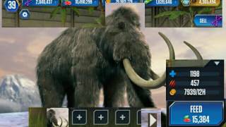 Jurassic world the game glacier creature new