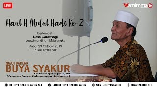 ?Live Streaming Haul H. Abdul Hadi Desa Garawangi Leuwimunding Majalengka