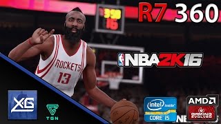 NBA2K16 On AMD Radeon R7 360 OC 2GB GDDR5 | 1080p | HIGH | FPS - TEST