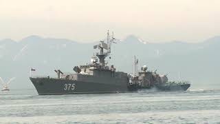Парад кораблей в День ВМФ на Камчатке