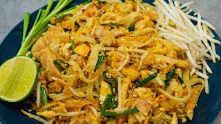 PAD THAI (Recette de Nouilles Sautées Thaïlandaises Facile) [FR] [EN]