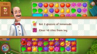 Gardenscapes Level 440 Walkthrough "No Boosters Used"