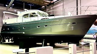 Обзор яхты Elling E4 ниже ватерлинии. Выставка  boot Dusseldorf 2019.