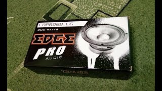 Обзор динамиков EDGE ED - PRO 6B - E6 Доступная серединка!