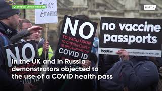Clashes and arrests at COVID restriction protests in Europe