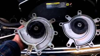 Replacing the water pump on a 06 Jeep commander 4.7