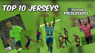 Top 10 Amazing Kits in Pes2020mobile • #PES
