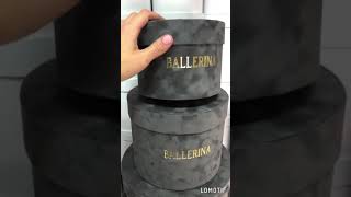 Бархатные шляпные коробки