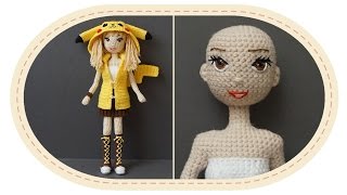 Девушка Пикачу крючком, часть 9 (Лицо). Crochet Pikachu girl, part 9 (Face).