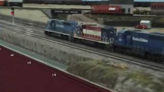 New England O scale with Boston & Maine power & chase 1/31/10