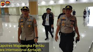 Antisifasi Virus Corona, Kapolres Majalengka Pantau Langsung BIJB Kertajati
