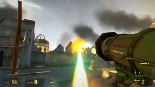 Вышел новый мод Half Life 2  MMod  Компания HL2  Тяжёлая битва со страйдерами у цитадели